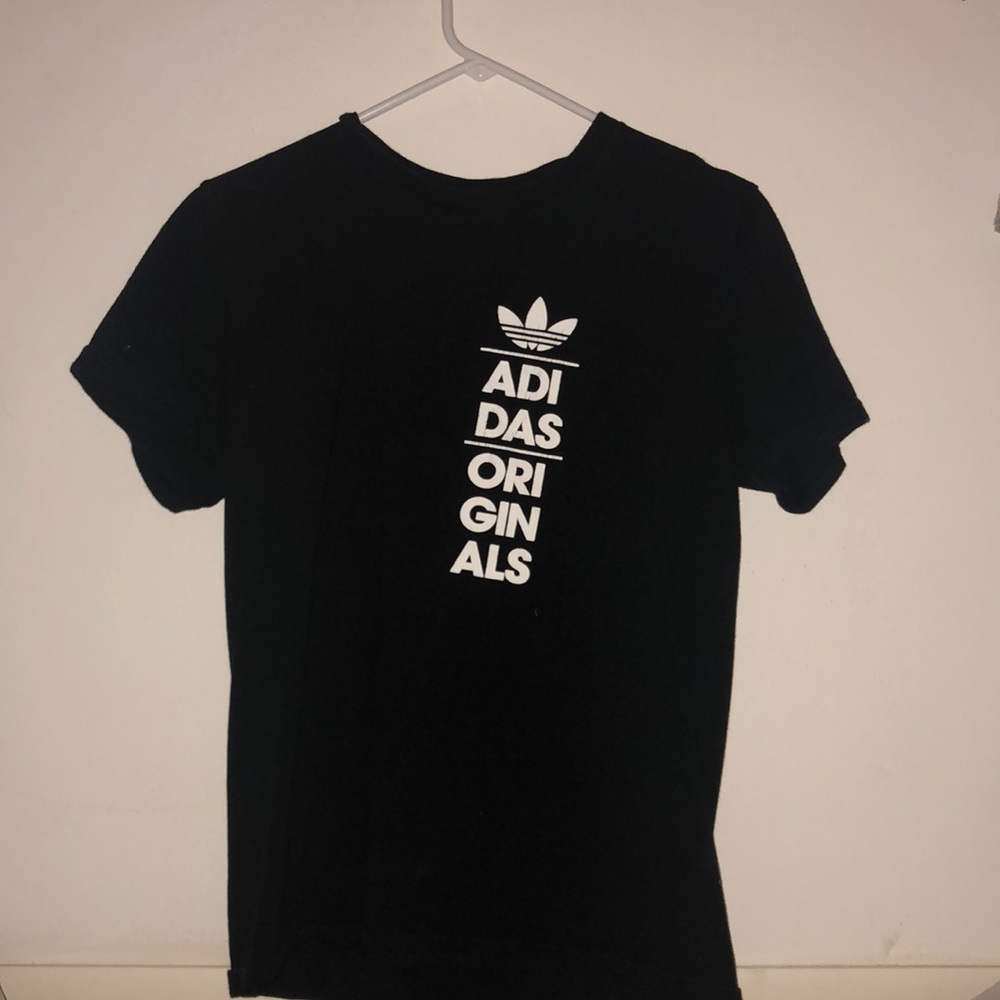 Adidas Originals Black Logo Top